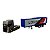 Miniatura Caminhão Scania Dourado Bau Azul Welly 1:64 - Imagem 5