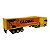Miniatura Caminhão Scania Amarelo Bau Amarelo Welly 1:64 - Imagem 7