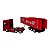 Miniatura Caminhão Scania Vermelho Bau Vermelho Welly 1:64 - Imagem 4