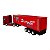 Miniatura Caminhão Scania Vermelho Bau Vermelho Welly 1:64 - Imagem 6