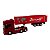 Miniatura Caminhão Scania Vermelho Bau Vermelho Welly 1:64 - Imagem 5