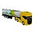 Miniatura Caminhão Scania Amarelo Tanque Branco Welly 1:64 - Imagem 1