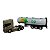 Miniatura Caminhão Scania Dourado Tanque Branco Welly 1:64 - Imagem 5