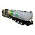 Miniatura Caminhão Scania Dourado Tanque Branco Welly 1:64 - Imagem 6