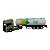 Miniatura Caminhão Scania Dourado Tanque Branco Welly 1:64 - Imagem 2