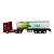 Miniatura Caminhão Scania Vermelho Tanque Branco Welly 1:64 - Imagem 3