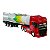 Miniatura Caminhão Scania Vermelho Tanque Branco Welly 1:64 - Imagem 1