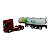Miniatura Caminhão Scania Vermelho Tanque Branco Welly 1:64 - Imagem 5