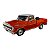 Miniatura Ford F100 1970 Laranja Metal California 1:24 - Imagem 2