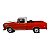 Miniatura Ford F100 1970 Laranja Metal California 1:24 - Imagem 3