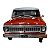 Miniatura Ford F100 1970 Laranja Metal California 1:24 - Imagem 5