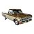 Miniatura Ford F100 1970 Marrom Metal California 1:24 - Imagem 1
