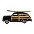 Miniatura Ford Woody Wagon 1949 Surf Preto 1:40 - Imagem 2