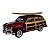 Miniatura Ford Woody Wagon 1949 Surf Vermelho 1:40 - Imagem 1