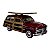 Miniatura Ford Woody Wagon 1949 Surf Vermelho 1:40 - Imagem 9