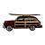 Miniatura Ford Woody Wagon 1949 Surf Vermelho 1:40 - Imagem 2