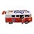 Miniatura Volkswagen Kombi 1962 Paz e Amor Laranja 1:32 - Imagem 3