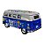 Miniatura Volkswagen Kombi 1962 Paz e Amor Azul 1:32 - Imagem 5