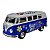 Miniatura Volkswagen Kombi 1962 Paz e Amor Azul 1:32 - Imagem 1
