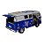 Miniatura Volkswagen Kombi 1962 Paz e Amor Azul 1:32 - Imagem 4
