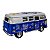 Miniatura Volkswagen Kombi 1962 Paz e Amor Azul 1:32 - Imagem 6