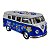 Miniatura Volkswagen Kombi 1962 Paz e Amor Azul 1:32 - Imagem 7