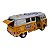 Miniatura Volkswagen Kombi 1962 Paz e Amor Amarelo 1:32 - Imagem 4