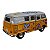 Miniatura Volkswagen Kombi 1962 Paz e Amor Amarelo 1:32 - Imagem 6