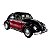 Miniatura Volkswagen Fusca 1967 Preto e Vermelho 1:32 - Imagem 9