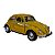 Miniatura Volkswagen Fusca 1967 Amarelo 1:32 - Imagem 9