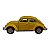 Miniatura Volkswagen Fusca 1967 Amarelo 1:32 - Imagem 2