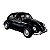 Miniatura Volkswagen Fusca 1967 Preto 1:32 - Imagem 9