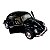 Miniatura Volkswagen Fusca 1967 Preto 1:32 - Imagem 4