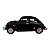 Miniatura Volkswagen Fusca 1967 Preto 1:32 - Imagem 2