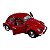 Miniatura Volkswagen Fusca 1967 Vermelho Metal 1:32 - Imagem 4