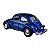 Miniatura Volkswagen Fusca 1967 Azul 1:32 - Imagem 7