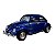 Miniatura Volkswagen Fusca 1967 Azul 1:32 - Imagem 1