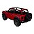 Miniatura Ford Bronco Vermelho Teto aberto Metal 1:34 - Imagem 7