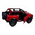 Miniatura Ford Bronco Vermelho Teto aberto Metal 1:34 - Imagem 3