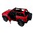Miniatura Ford Bronco Vermelho Teto aberto Metal 1:34 - Imagem 6