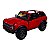 Miniatura Ford Bronco Vermelho Teto aberto Metal 1:34 - Imagem 1