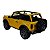 Miniatura Ford Bronco Amarelo Teto aberto Metal 1:34 - Imagem 7