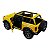 Miniatura Ford Bronco Amarelo Teto aberto Metal 1:34 - Imagem 6