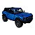 Miniatura Ford Bronco Azul Teto aberto Metal 1:34 - Imagem 9
