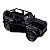 Miniatura Ford Bronco Preto Teto aberto Metal 1:34 - Imagem 4