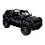 Miniatura Ford Bronco Preto Teto aberto Metal 1:34 - Imagem 9