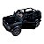 Miniatura Ford Bronco Preto Teto aberto Metal 1:34 - Imagem 5