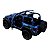Miniatura Jeep Wrangler Rubicon Azul Camuflado 1:34 - Imagem 6