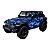 Miniatura Jeep Wrangler Rubicon Azul Camuflado 1:34 - Imagem 1