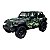 Miniatura Jeep Wrangler Rubicon Verde Camuflado 1:34 - Imagem 1